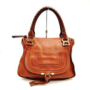 Chloe Hand Bag Brown Leather 3129454